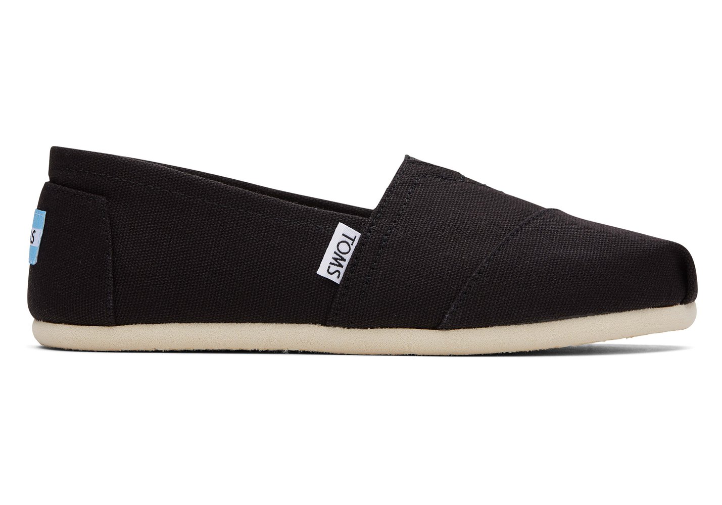 Toms Alpargata Canvas Espadrille Black - Womens - 70856-BLHO